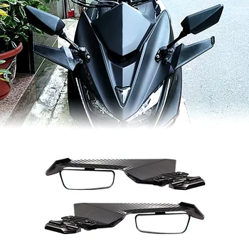 Univerzálne Motocyklové Nastaviteľné Bočné Krídlo Spojler Kapotáže S Spätné Zrkadlo Pre Yamaha Sily 1.0
