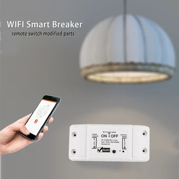 WiFi Smart Light Switch Univerzálny Chránič Časovač Inteligentný Život APP Bezdrôtové Diaľkové Ovládanie Smart Život Pracuje S Alexa Domovská stránka Google